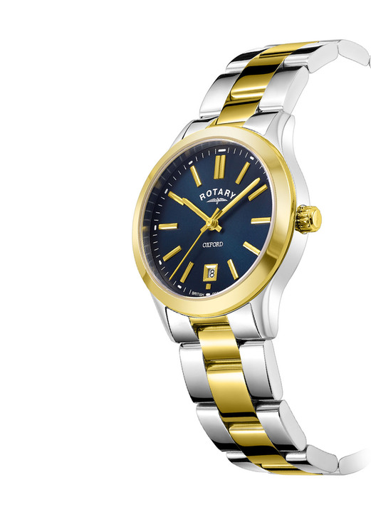 Quartzuhren - Rotary Quartz-Damenuhr mit Edelstahlbandgehäuse, in Farbe  Ansicht 5