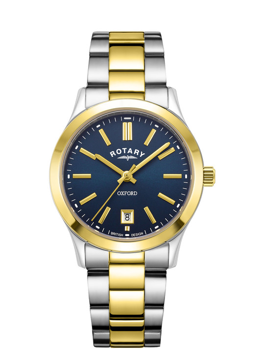 Quartzuhren - Rotary Quartz-Damenuhr mit Edelstahlbandgehäuse, in Farbe  Ansicht 4