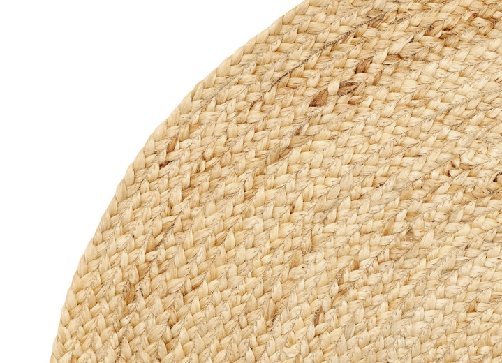 Modern - Pflegeleichte Brücken und Teppiche aus 100% Jute, in Größe 101 (Brücke 40x60 cm) bis 308 (Teppich rund ø 200 cm), in Farbe NATUR Ansicht 6