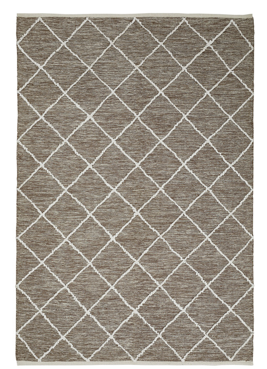 Modern - Moderne Brücken und Teppiche aus 100% Baumwolle Ansicht 4 Modern - Moderne Brücken und Teppiche aus 100% Baumwolle, in Größe 113 (Brücke, 70x140 cm) bis 256 (Teppich, 170x240 cm), in Farbe BRAUN Ansicht 4