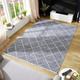 Modern - Moderne Brücken und Teppiche aus 100% Baumwolle – Farbe BLAU – Ansicht 1 Modern - Moderne Brücken und Teppiche aus 100% Baumwolle, in Größe 113 (Brücke, 70x140 cm) bis 256 (Teppich, 170x240 cm), in Farbe BRAUN – Farbe BLAU – Ansicht 1