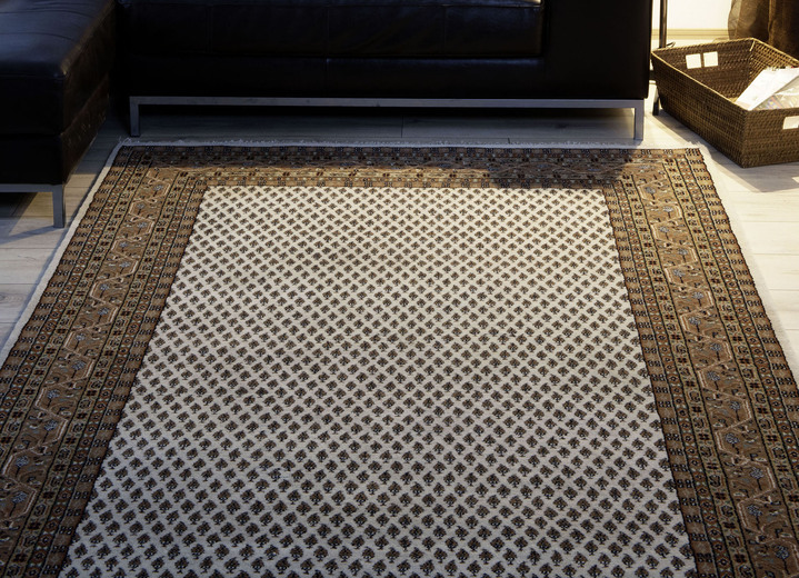 Teppiche - Klassischer Orientteppich aus Indien, in Größe 101 (Brücke, 40x60 cm) bis 306 (Teppich rund, ø 250 cm), in Farbe CAMEL Ansicht 3