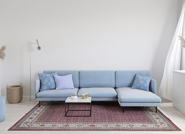 Teppiche - Klassischer Orientteppich aus Indien, in Größe 101 (Brücke, 40x60 cm) bis 306 (Teppich rund, ø 250 cm), in Farbe CAMEL Ansicht 4