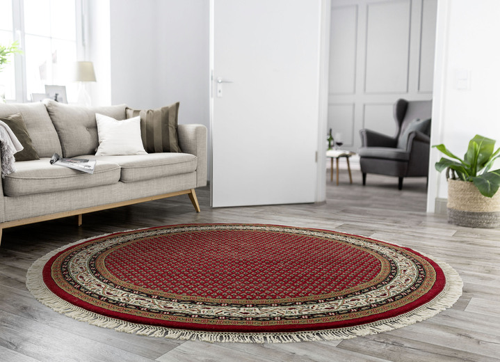 Teppiche - Klassischer Orientteppich aus Indien, in Größe 101 (Brücke, 40x60 cm) bis 306 (Teppich rund, ø 250 cm), in Farbe CAMEL Ansicht 7