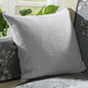 Dekokissen & Hüllen - Kissenbezug in Chenille-Qualität, in Größe 105 (Kissenbezug, 40x40 cm) bis 110 (Kissenbezug, 50x50 cm), in Farbe GRAU