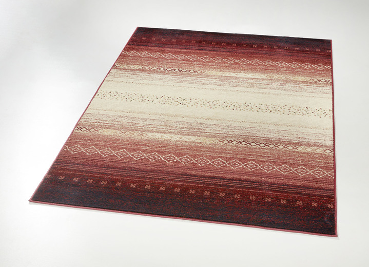 Modern - Gewebte Brücken und Teppiche, in Größe 112 (Brücke, 60x110 cm) bis 282 (Teppich, 200x290 cm), in Farbe TERRA Ansicht 1
