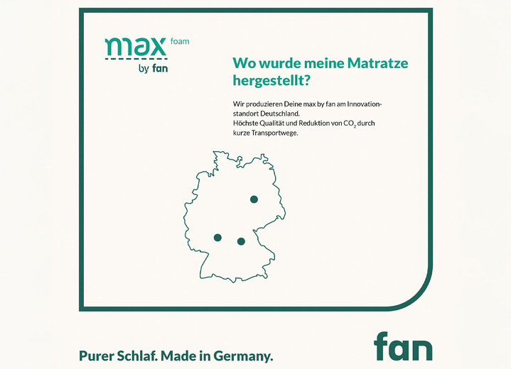 Matratzen & Topper - TESTSIEGER Mehrzonen-Matratze „max foam by fan“, in Größe 130 (80/200 cm) bis 135 (140/200 cm), in Farbe  Ansicht 5