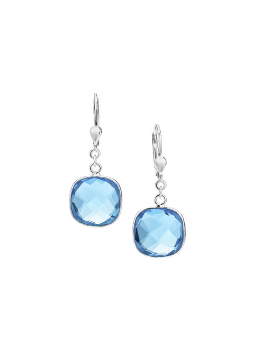 Ohrschmuck - Eleganz, die sich bewegt: Ohrringe mit beh. Quarz, in Farbe  Ansicht 2