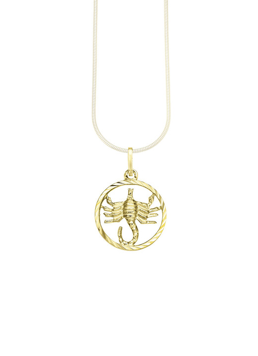 Anhänger - Sternzeichen-Anhänger in Silber 925/- fein, in Farbe  Ansicht 6