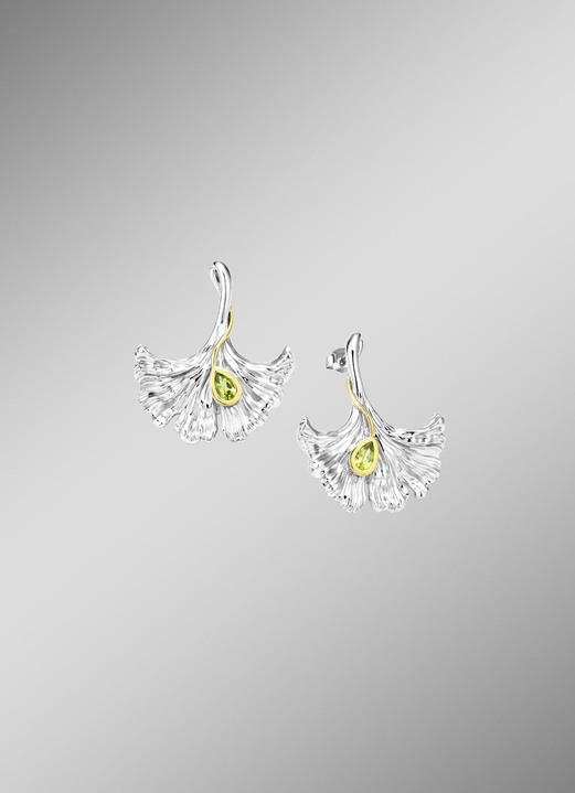 Ohrschmuck - Ohrstecker mit Peridot Ansicht 2 Ohrschmuck - Ohrstecker mit Peridot, in Farbe  Ansicht 2