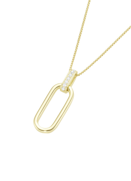 Anhänger - Vergoldeter Anhänger mit Kette Ansicht 2 Anhänger - Vergoldeter Anhänger mit Kette, in Farbe  Ansicht 2