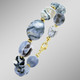 Halsketten - Strahlende Garnitur mit Opal und Hämati – Ansicht 1 Halsketten - Strahlende Garnitur mit Opal und Hämati, in Farbe , in Ausführung Armband – Ansicht 1