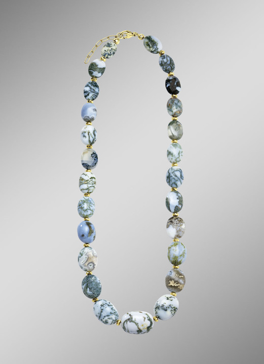 Halsketten - Strahlende Garnitur mit Opal und Hämati Ansicht 3 Halsketten - Strahlende Garnitur mit Opal und Hämati, in Farbe , in Ausführung Armband Ansicht 3
