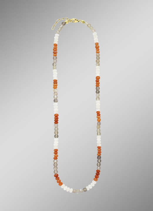 Halsketten - Halskette: Mystische Schönheit in Multi Mondstein, in Farbe  Ansicht 2