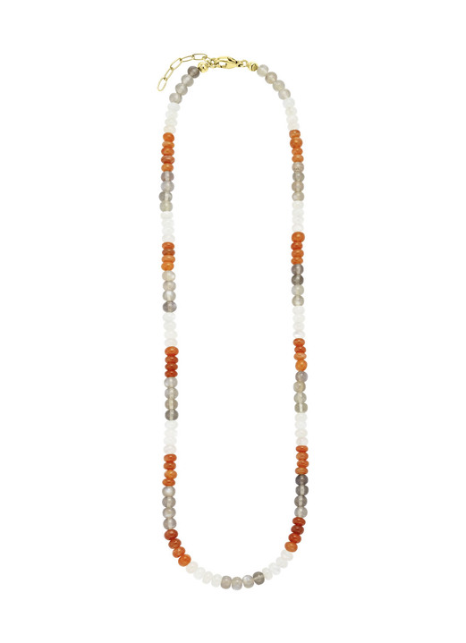 Halsketten - Halskette: Mystische Schönheit in Multi Mondstein, in Farbe  Ansicht 3