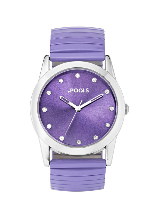 Quartzuhren - Quartz-Damenuhr, in Farbe  Ansicht 2