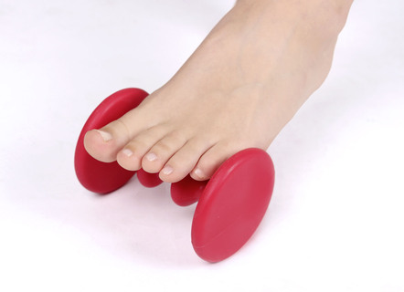 Massage - Vital Comfort Faszien-Fußroller – Farbe ROT – Ansicht  Massage - Vital Comfort Faszien-Fußroller, in Farbe ROT – Farbe ROT – Ansicht