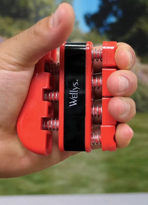 Gesundheit & Pflege - Wellys® Hand- und Fingertrainer, in Farbe SCHWARZ-ROT