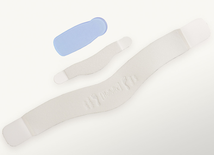 Bandagen - Nachkaufset, 3-teilig, für Hallux valgus-Schiene Classic, in Farbe GRAU-MINT