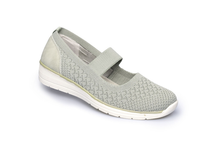 Pumps & Ballerina - Bequem-Ballerina mit Soft-Touch-Sohle Ansicht 3 Pumps & Ballerina - Bequem-Ballerina mit Soft-Touch-Sohle, in Größe 036 bis 041, in Farbe RAUCHBLAU Ansicht 3