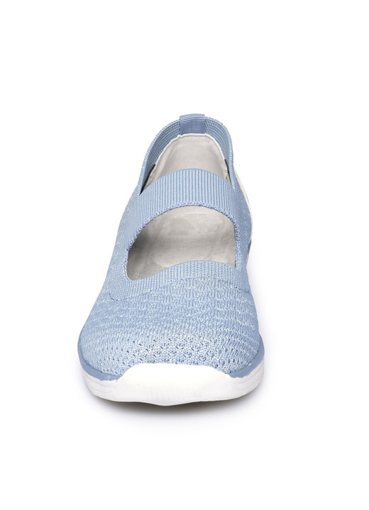 Pumps & Ballerina - Bequem-Ballerina mit Soft-Touch-Sohle, in Größe 036 bis 041, in Farbe RAUCHBLAU Ansicht 2