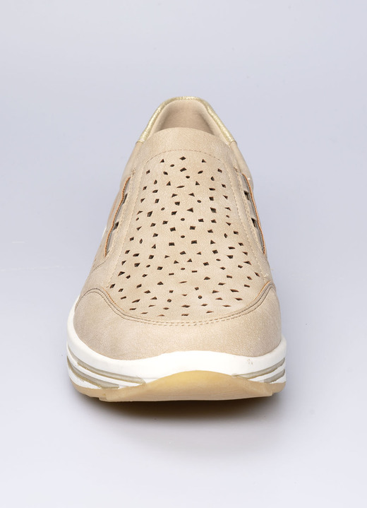 Komfortschuhe - Bequemer Halbschuh mit Soft-Touch-Sohle, in Größe 036 bis 041, in Farbe BLAU Ansicht 3