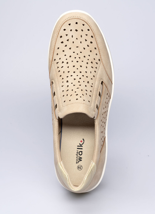 Komfortschuhe - Bequemer Halbschuh mit Soft-Touch-Sohle, in Größe 036 bis 041, in Farbe BLAU Ansicht 4