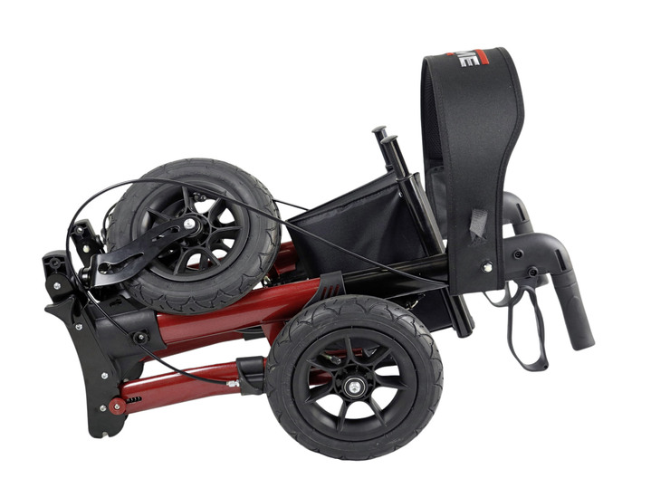Mobilität - Outdoor-Rollator Ansicht 2 Mobilität - Outdoor-Rollator, in Farbe ROT Ansicht 2