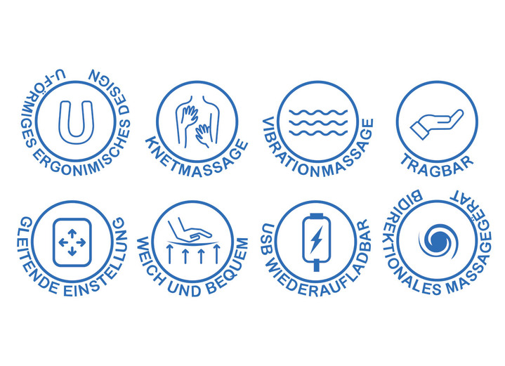 Massage - Nacken- und Schultermassagegerät, in Farbe CREME-BEIGE Ansicht 6