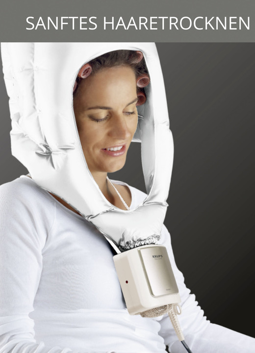 Haarstyling - Krups-Volumenhaube CF 6000 mit Ionentechnologie, in Farbe WEISS Ansicht 2