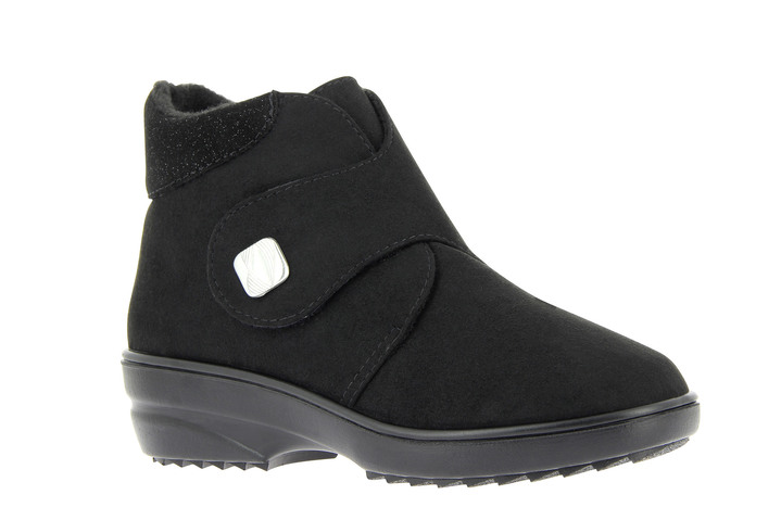 Schuhe & Einlagen - Damen Klett-Boots, in Größe 037 bis 042, in Farbe SCHWARZ Ansicht 1