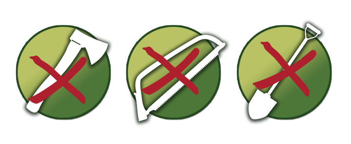 Gartenpflege - Mehrzweck-Schaufel Root Digger, in Farbe GRAU-GRÜN-SCHWARZ Ansicht 3