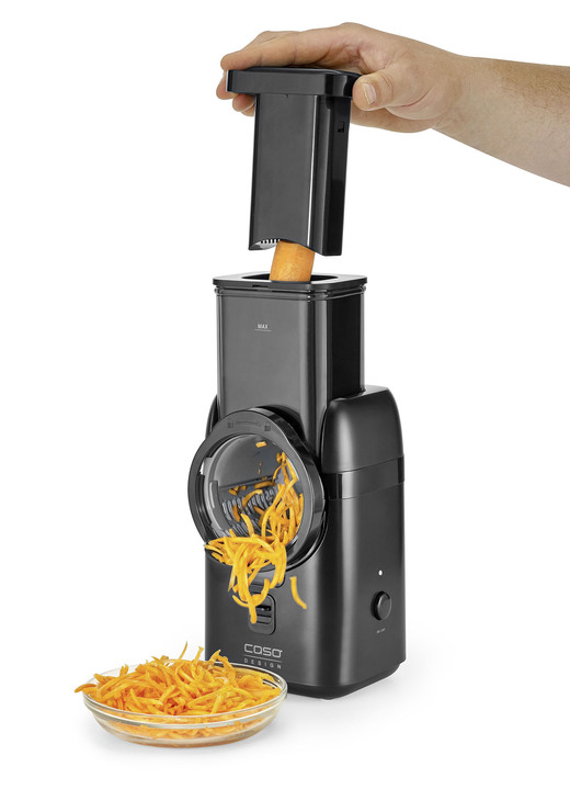 Küchengeräte - Elektrische Multireibe, in Farbe SCHWARZ Ansicht 2