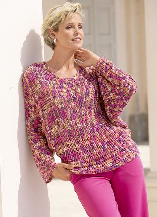 Pullover aus hochwertigem Bändchengarn