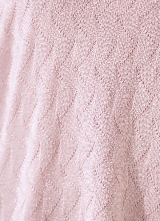 Kurzarm - Pulli in sehr weicher Qualität Ansicht 2 Kurzarm - Pulli in sehr weicher Qualität, in Größe L(44/46) bis XS(32/34), in Farbe ROSÉ Ansicht 2