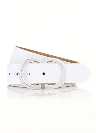 Modischer Damen-Gürtel aus Leder, 3,5 cm breit