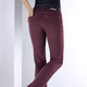 Hosen in Schlupfform - Magic-Jeans in 5-Pocket-Form – Farbe BORDEAUX – Ansicht 4 Hosen in Schlupfform - Magic-Jeans in 5-Pocket-Form, in Größe 017 bis 050, in Farbe HELLBLAU – Farbe BORDEAUX – Ansicht 4