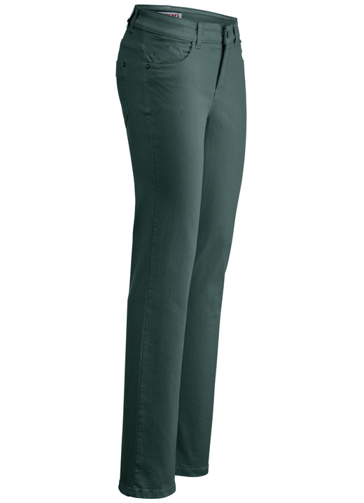 Hosen in Schlupfform - Magic-Jeans in 5-Pocket-Form, in Größe 017 bis 050, in Farbe JEANSBLAU Ansicht 42