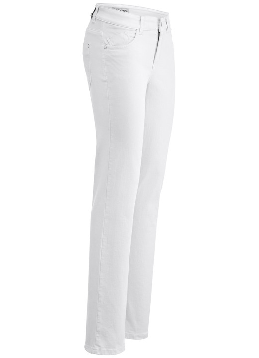 Hosen in Schlupfform - Magic-Jeans in 5-Pocket-Form, in Größe 017 bis 050, in Farbe JEANSBLAU Ansicht 17