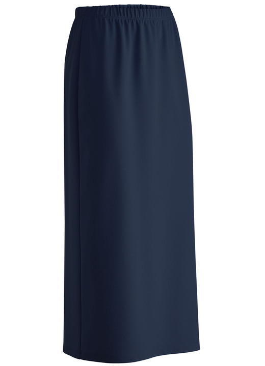 Uni - Rock in schmaler Schnittführung, in Größe 018 bis 052, in Farbe HELLBLAU Ansicht 6