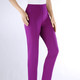 Hosen in Schlupfform - Knöchellange Hose mit angeschnittenem Bund – Farbe FUCHSIA – Ansicht 3 Hosen in Schlupfform - Knöchellange Hose mit angeschnittenem Bund, in Größe 018 bis 052, in Farbe MARINE – Farbe FUCHSIA – Ansicht 3