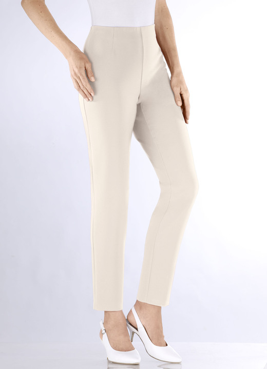 Hosen in Schlupfform - Knöchellange Hose mit angeschnittenem Bund Ansicht 12 Hosen in Schlupfform - Knöchellange Hose mit angeschnittenem Bund, in Größe 018 bis 052, in Farbe MARINE Ansicht 12