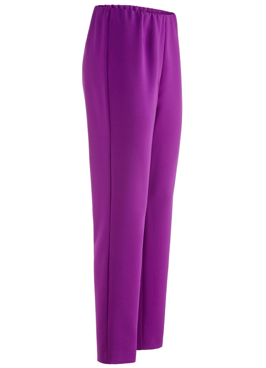 Hosen in Schlupfform - Knöchellange Hose mit angeschnittenem Bund Ansicht 4 Hosen in Schlupfform - Knöchellange Hose mit angeschnittenem Bund, in Größe 018 bis 052, in Farbe MARINE Ansicht 4