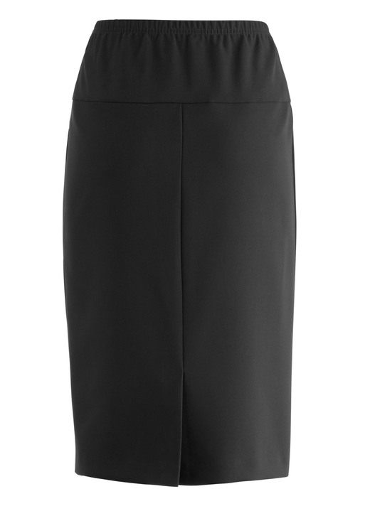 Uni - Rock in gerader Schnittführung, in Größe 036 bis 054, in Farbe MARINE Ansicht 6