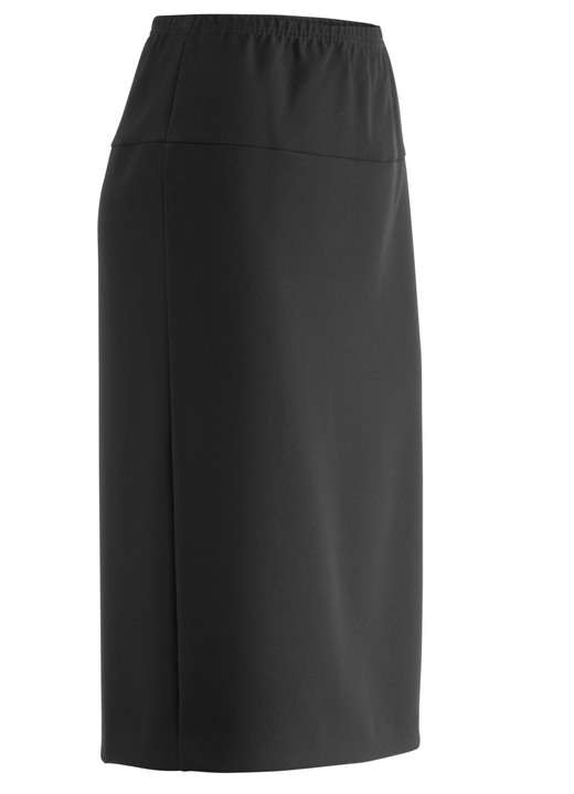 Uni - Rock in gerader Schnittführung, in Größe 036 bis 054, in Farbe MARINE Ansicht 5