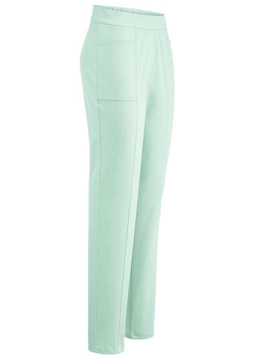 Hosen in Schlupfform - Hose mit abgesteppten Teilungsnähten Ansicht 7 Hosen in Schlupfform - Hose mit abgesteppten Teilungsnähten, in Größe 018 bis 052, in Farbe LAVENDEL Ansicht 7