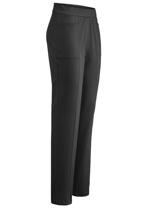 Hosen in Schlupfform - Hose mit abgesteppten Teilungsnähten Ansicht 10 Hosen in Schlupfform - Hose mit abgesteppten Teilungsnähten, in Größe 018 bis 052, in Farbe LAVENDEL Ansicht 10