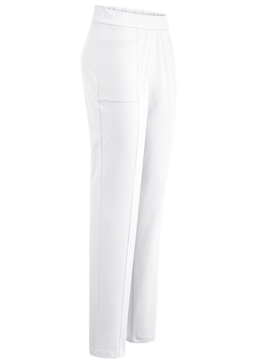 Hosen in Schlupfform - Hose mit abgesteppten Teilungsnähten, in Größe 018 bis 052, in Farbe MINT Ansicht 13