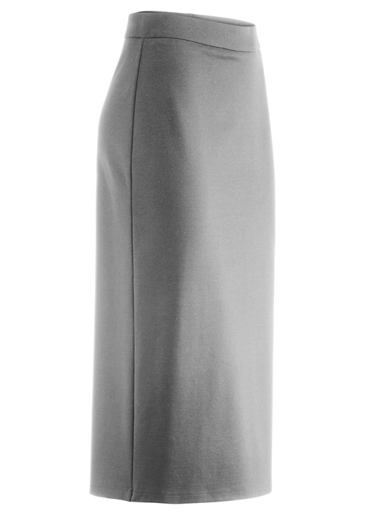 Uni - Rock in schmaler Schnittführung, in Größe 018 bis 054, in Farbe SCHWARZ Ansicht 6