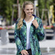 Jacken & Mäntel - Jacke mit fester Kapuze – Farbe MARINE-GRÜN – Ansicht 2 Jacken & Mäntel - Jacke mit fester Kapuze, in Größe 036 bis 054, in Farbe MARINE-GRÜN – Farbe MARINE-GRÜN – Ansicht 2